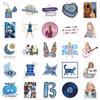50 Music Album Stickers, Luggage, Guitar, Scooter, Phone Case, Water Cup Stickers