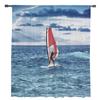Blue Sea Waves Sailboat Modern Tulle Curtains For Living Room Bedroom Home Kitchen Window Sheer Curtains
