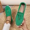 2025 New Autumn European and American Foreign Trade Casual Flat One-pedal Loafers Doudou Shoes Casual Single Shoes