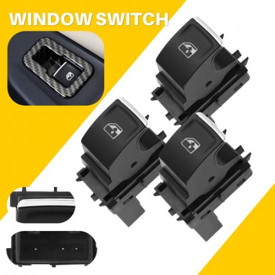 

3X 3Pin Power Window Control Switch Rear Right LEFT For VW Tiguan 2018 19- A