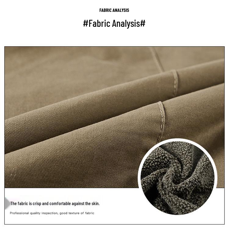 Men's Lambswool Coat: New Style Autumn/Winter Thick Velvet Warm Cotton Workwear Jacket