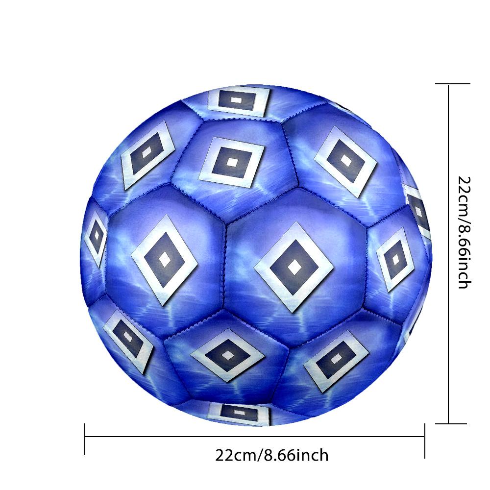 Hamburger SVIndoor Soccer Ball Colorful All Ages Machine Stitched PVC Competition Ready Durable High-Bounce