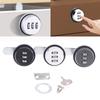 3 Digital Code Combination Cabinet Lock Zinc Alloy Password Locks Security Home Automation Cam Lock For Mailbox Cabinet Door