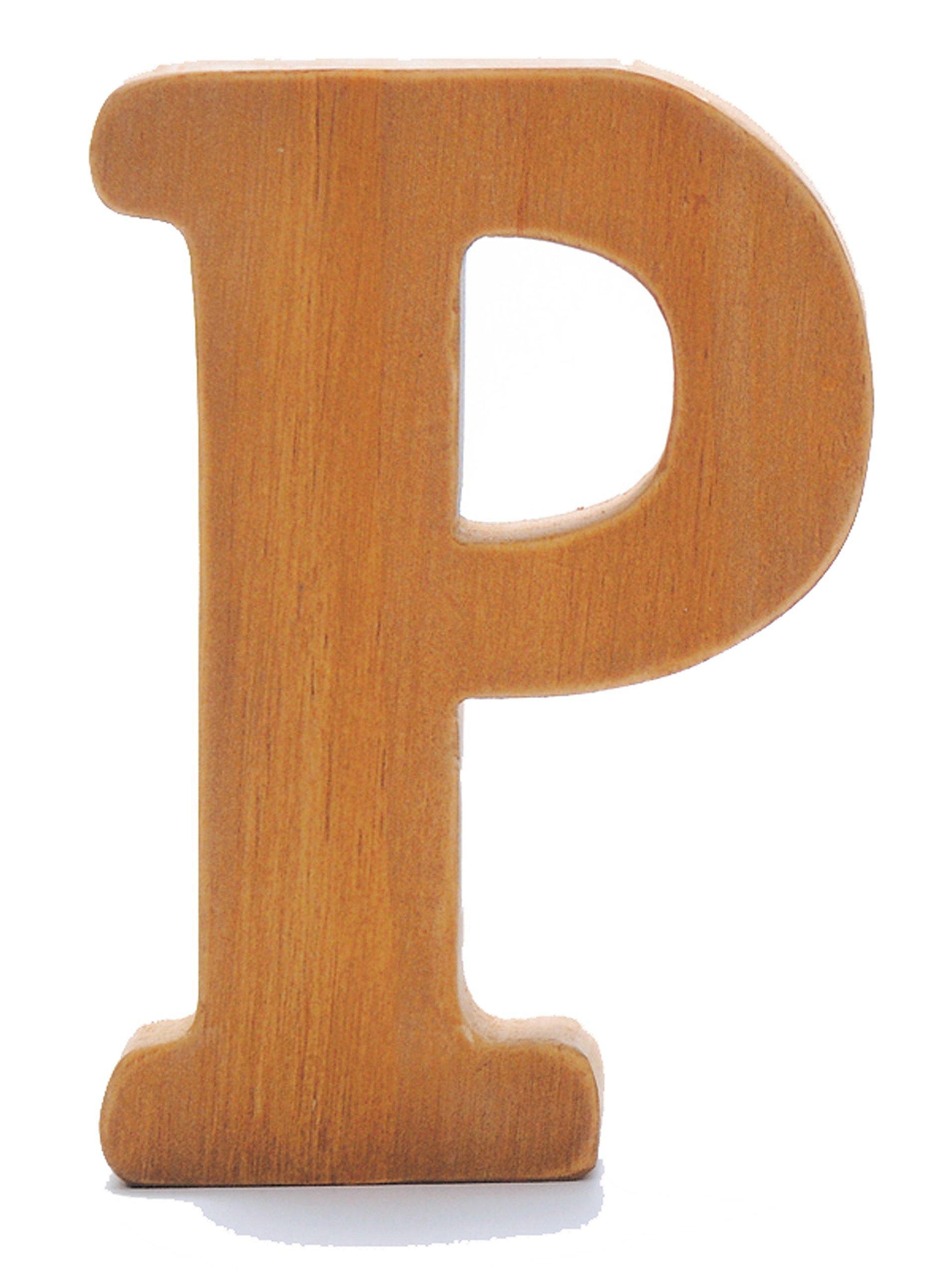 

KI Japan Wooden Alphabet P, Large, 15cm Tall, Size W10.5 x D3.5 x H15cm