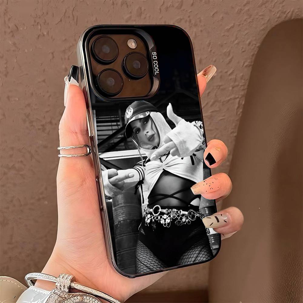 singer A-anitta funk generation phone case for iPhone 17 17Air 16 15 14 13 12 11 Pro Max Plus Colorful Silver