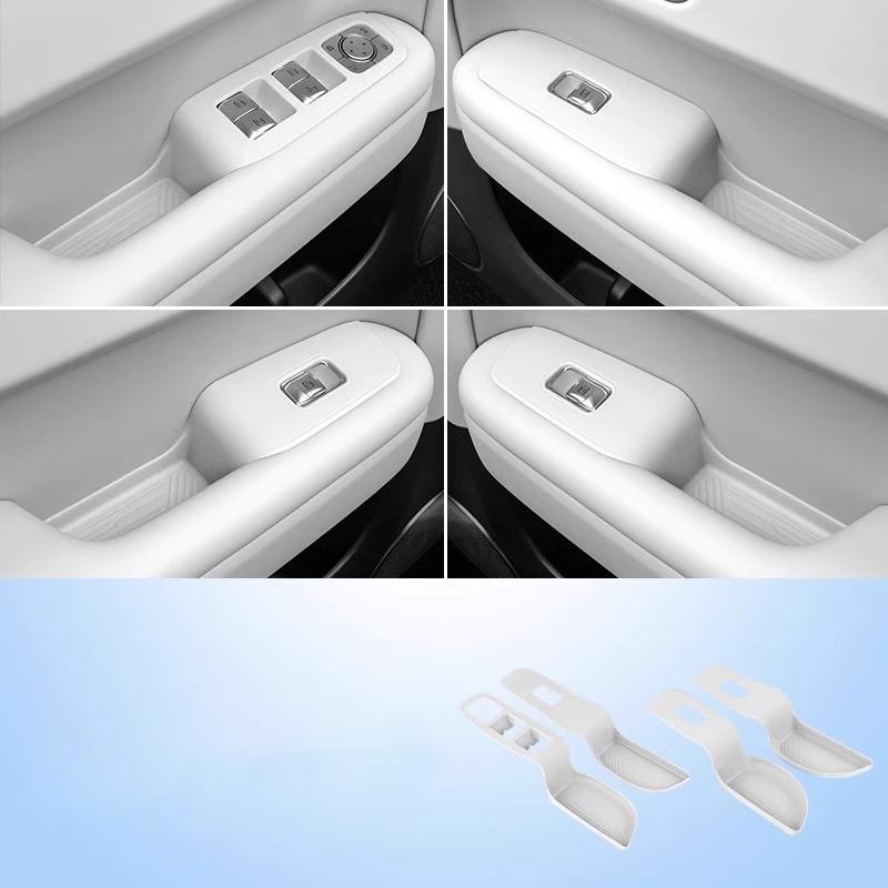 For Li Lixiang L6 L7 L8 L9 2026 Restyling Car Styling Door Storage Box Handle Pad Silicone Door Slot Pad Interior Accessories