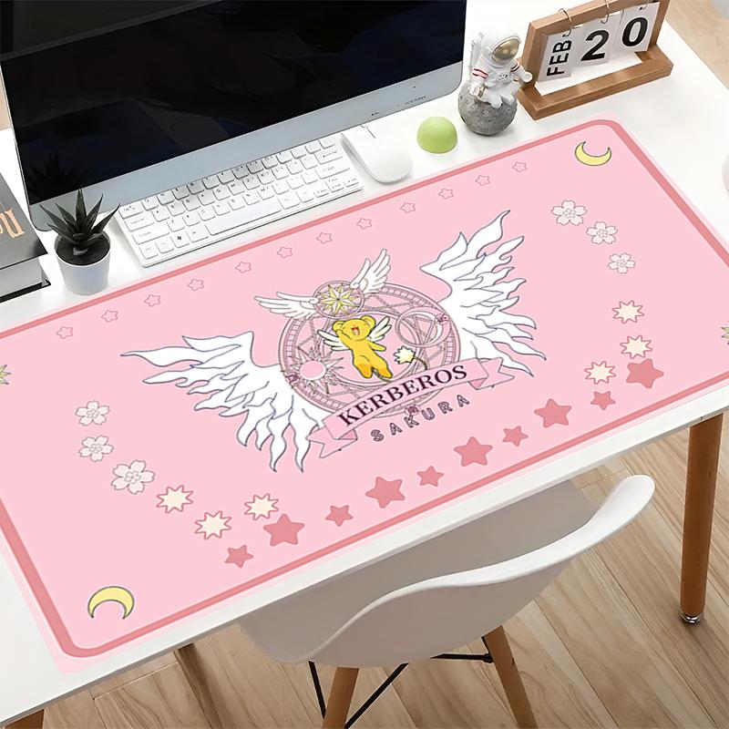Mouse Pad Ccard Captor Sakura Office Table Mat Varmilo Keyboard Pad Esports Gaming Accessories Kawaii Japanese Anime Mousepad