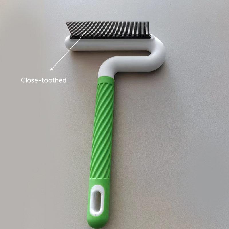 Cat Row Combs T-Shaped Long and Short Teeth De-Floating Hair Flea, Open Knot Combing Dogs and Cats Cleaning and Grooming Combs