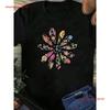 T Shirt With Pattern For Unisex Casual Round Neck D Top Vintage Top For Everyday Wear Soft Fashion Slightly