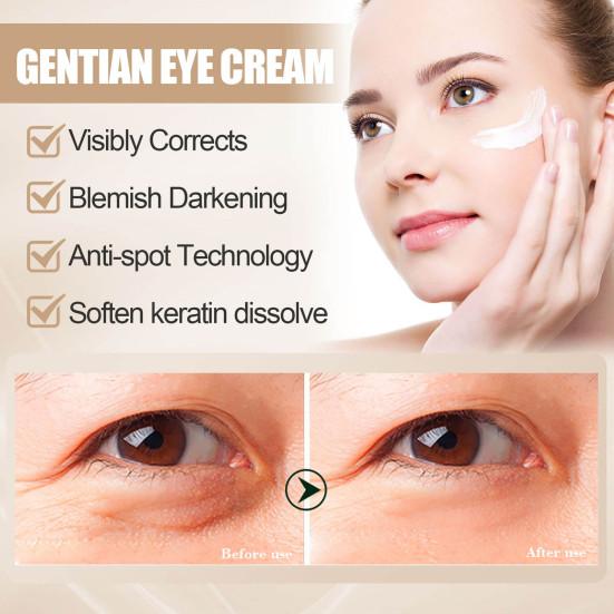 Cream Efficient Fast Absorption Non-irritating Smooth Natural Lighten Dark Circles Wide Application Gentian