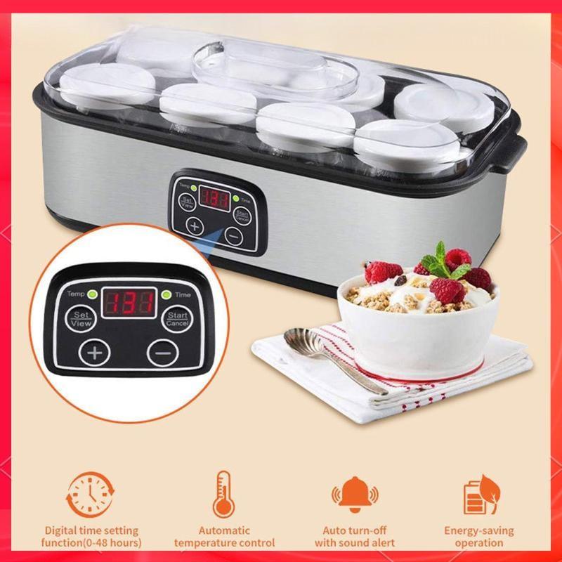 Multifunctional Automatic Yogurt Machine Household Stainless Steel Food Processing Equipment Professional Homemade Yogurt Maker
