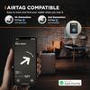 SERMAN BRANDS Portafoglio con Fermasoldi - Portafoglio da Uomo Sottile per Tasca Anteriore Porta Carte con Blocco RFID Pieghevole Mini Minimalista, 4,3 pollici x 3,1 pollici x 0,6