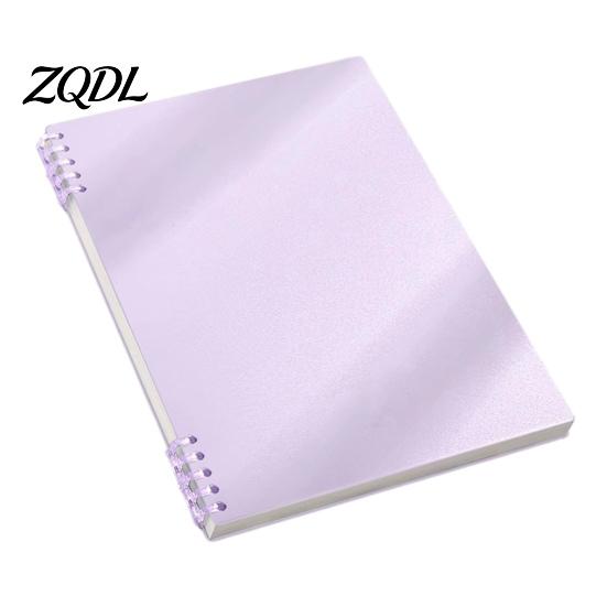 Durable Planner for Home A5 Spiral Notebook, Lined /Horizontal Grid/Blank Inner Page, Multifunctional Writing Pad Morandi Solid Color Cover Sketchbook