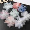 4/7Pcs Artificial Chiffon Flower Heads Living Home Room Decoration Photography Props For Wedding Decor DIY Candy Box Accessories