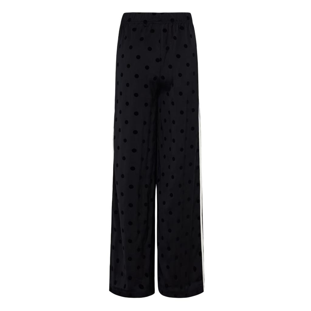 Adidas Originals SATIN POLKA DOTS WIDE LEG PANT Casual Pants Women's KV1169
