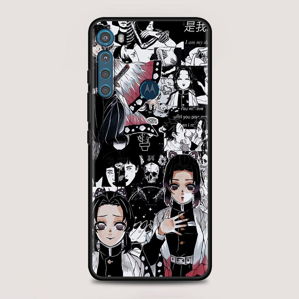 Kimetsu No Yaiba Dämonentöter für MOTOROLA One Fusion Hülle für Moto G10 G9 G8 Plus Play Power One G20 G30 G40 G50 G60 Edge 20