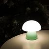 Warm White Lights Mushroom LED Table Lamp Dimmable Function USB Charging Port USB Charging Night Light Touch Control