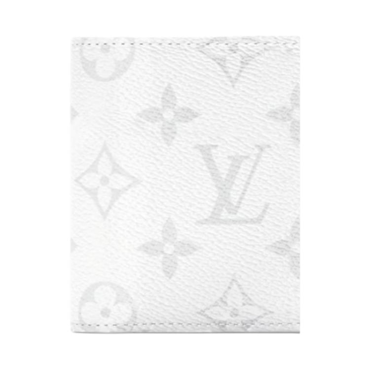 Louis Vuitton Seoul Limited Edition Jeju Dog Pattern Monogram Coated Canvas Wallet Men wallet White M27082