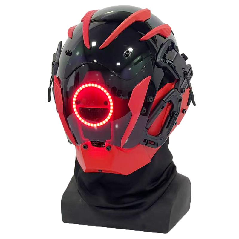 Jaupto Punk Maske Cosplay Für Männer Und Frauen, Techwear Maske, Halloween Maske Passend Party Musikfestival Accessoires