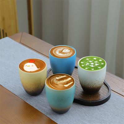 Retro Ceramic Teacup Kiln Change Small Cup Kung Fu Tea Bowl Coffee Cup Coarse Pottery Kiln Change Master Cup