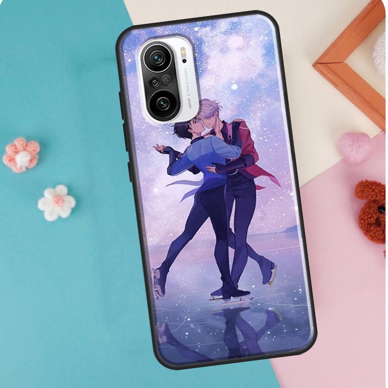 Yuri On Ice Anime-Hülle für POCO F3 F1 F2 M3 M4 X4 Pro GT X3 Pro Abdeckung für Xiaomi Mi 11 Lite 12 X Mi 11T Pro