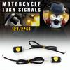 Fits Bobber Cafe Racer 6mm LED Motorcycle Mini Turn Signal Brake Light Blinker