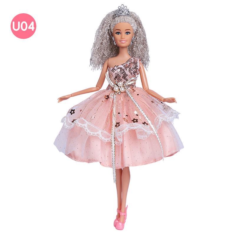 

30см кукла Барби с дредами: Европейский/Американский стиль, Полностью шарнирный, Включает кружевной комплект одежды Doll + Clothing + Random Accessories