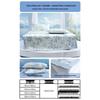 Mercury Home Textiles Ice Silk Cooling Mat 3-Piece Set