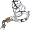 Yousheng Penis Chastity Device Polishing Meticulous Workmanship Stainless Steel Male Chastity Device Belt for Sex
