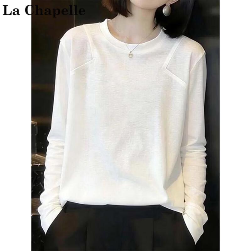 La Chapelle Women's Korean-Style Casual Long-Sleeve T-Shirt