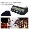 Professional Chess Digital Timer Chess Clock Count Up Down Chess Games Stopwatch Timer for Chess Game I-GO/Chinese Chess Game