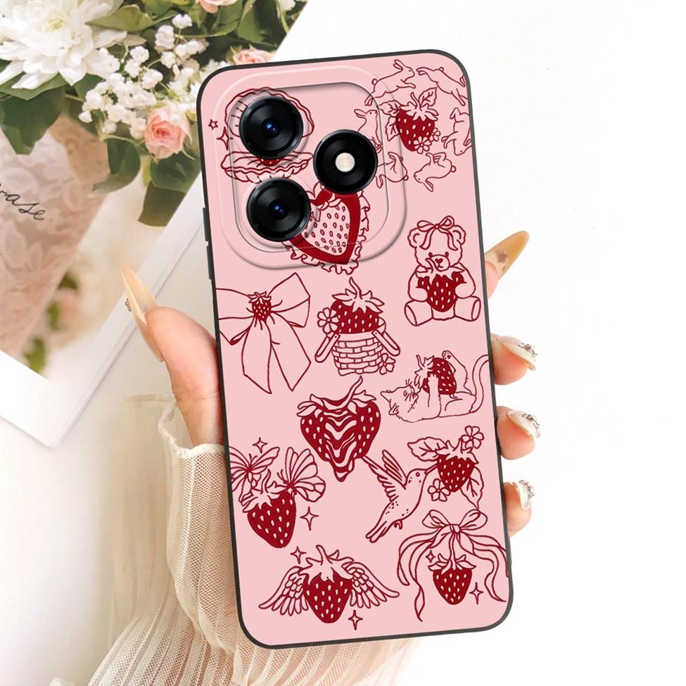 Case For Realme C51 RMX3830 Casing For Realme C53 RMX3760 Cover Silicone Luxury Fashion Cartoon Funny 2D Painted