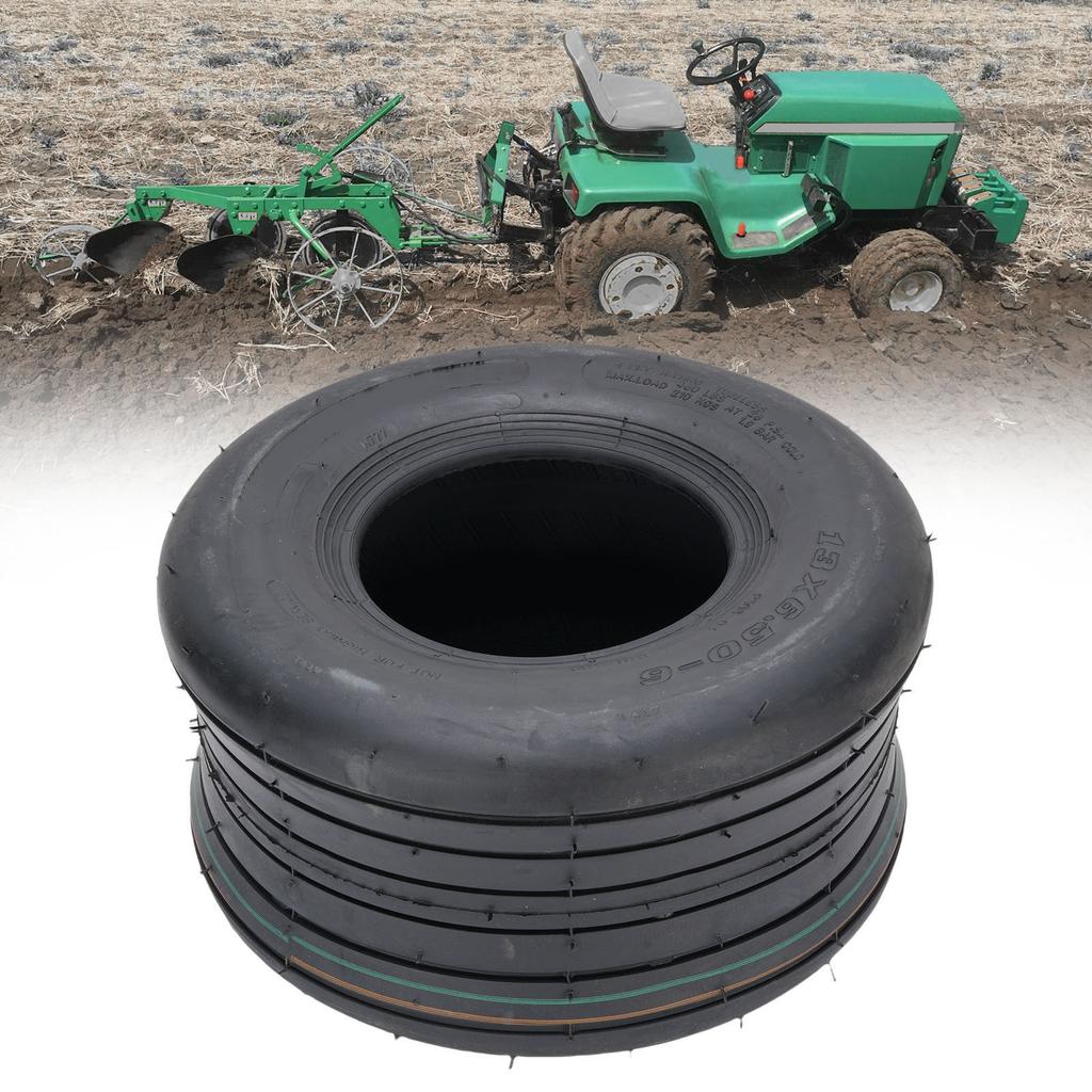 13x6.50-6 Rasenmäher Schlauchloser Reifen 4PR Traktor Kunstrasenreifen für Gartentraktoren Kunstrasenpflegefahrzeuge Golf Carts Nutzfahrzeuge