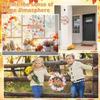 Funny Spooky Halloween Welcome Door Sign Wooden Wall Hanging Pendant  Home