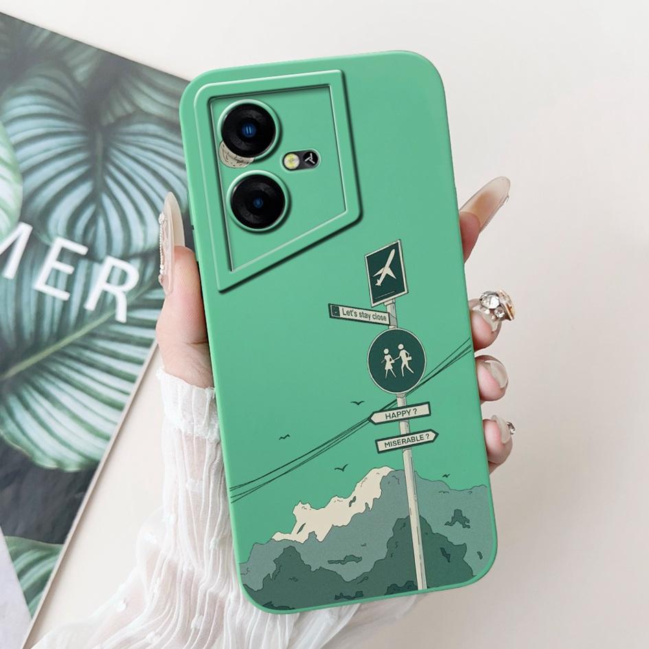For Tecno Pova Neo Case LE6 LE6h Shockproof Cover Lovely Astronaut Liquid Silicone Bumper For Tecno Pova Neo 3 LH6n PovaNeo Etui