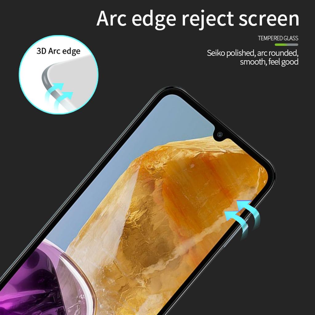 PINWUYO JK 3D Curved Tempered Glass Film-2 for Samsung Galaxy M15 5G/F15 5G Full Screen Protector