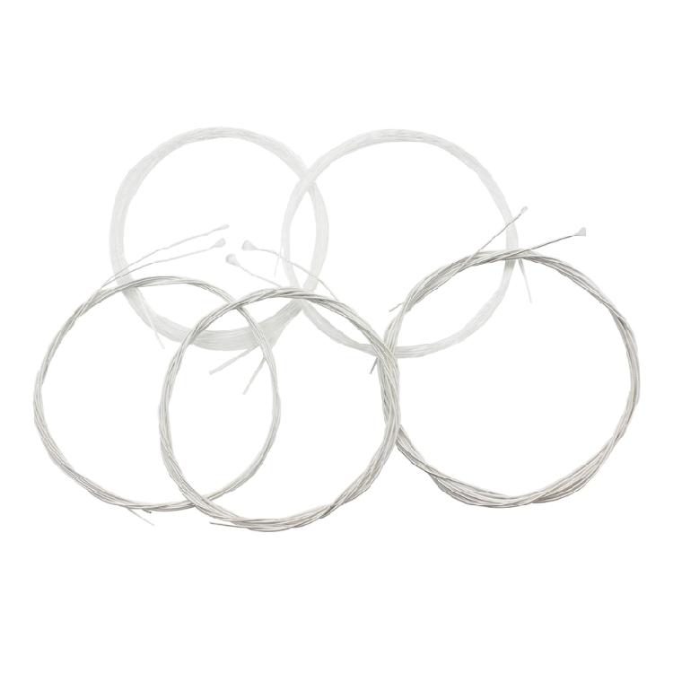 11 Strings Arabic Oud StringsClear Nylon Silver Plated Copper Alloy Wound String