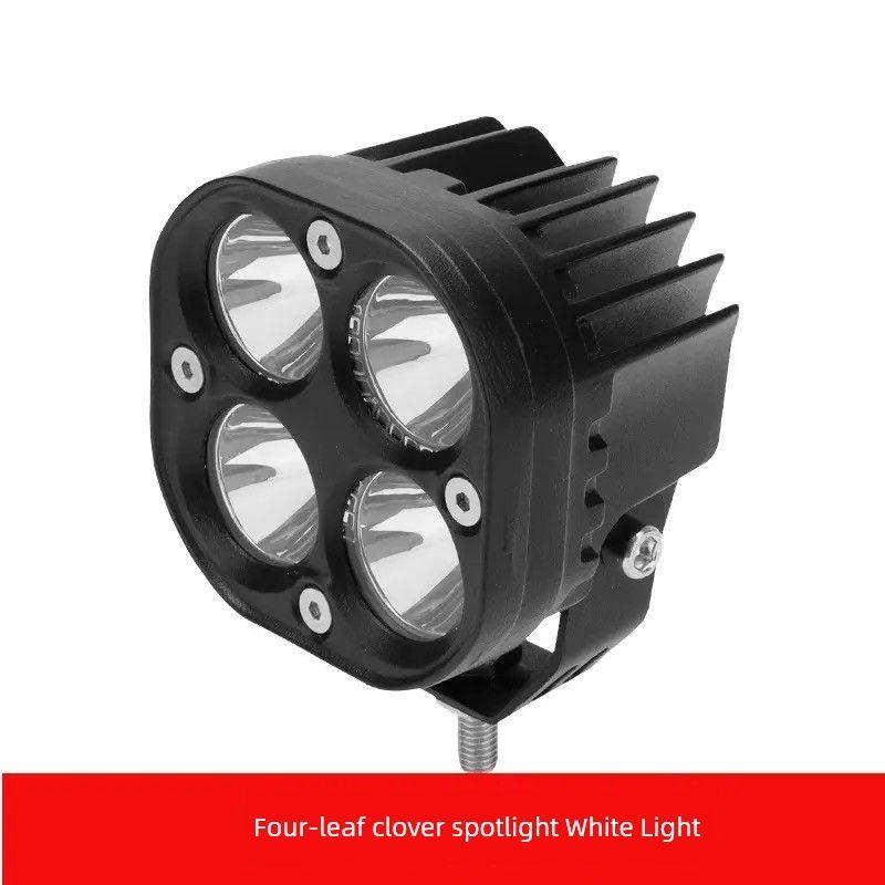 

In Stock Square 3-Inch LED Auto Work Lamp Motorcycle Spotlight Front Electric Car Spotlight 20W Four-leaf clover spotlight White Light