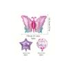 Glossy Balloon Birthday Decorations (Butterfly Set)