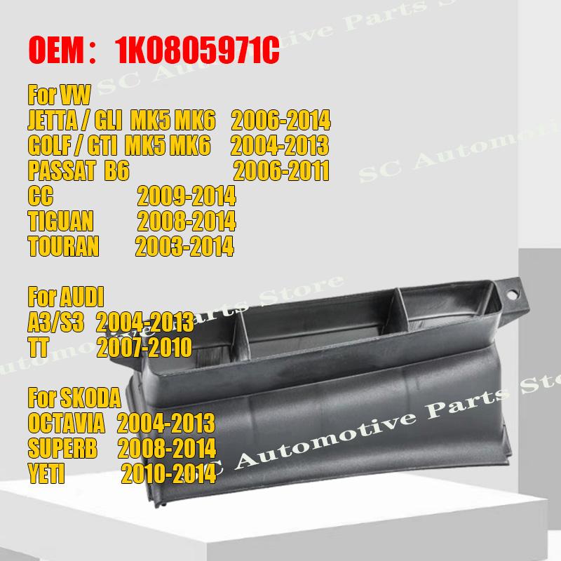Tubo de admisión de aire del filtro de aire Catéter 1KD805962 1K0805971C 1K0129618 1K0805965D Para Bora Golf Mk6 1.4T Tubo de admisión de aire del filtro de aire Catéter