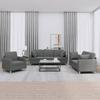 VidaXL 3-piece Sofa Set Dark Grey Fabric 3202071