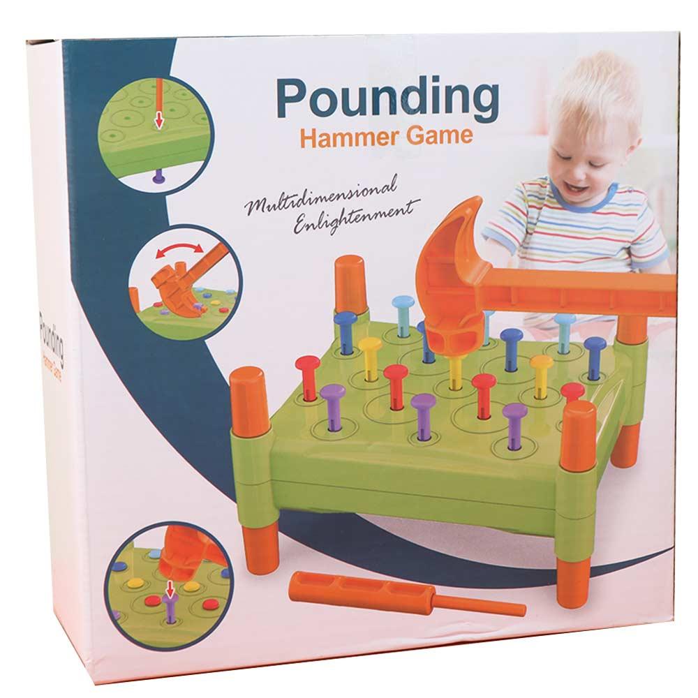 Pounding Toy Toddler Hammer Nails Toys Simulation Montessori Nail Screw Games  Kids Gifts