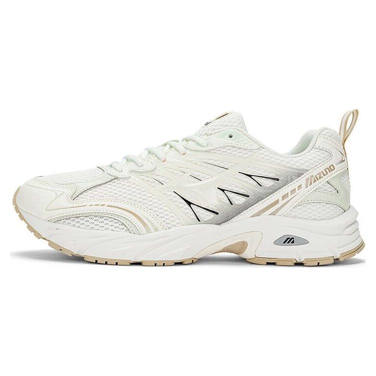 Mizuno LG 2000 Unisex Running Shoes Cream White Silver D1GH230201 40.5