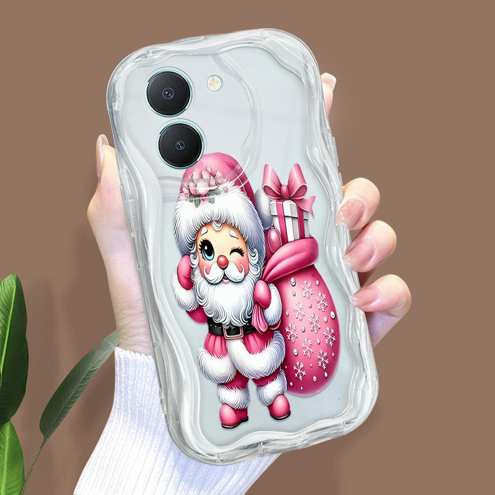 

Милый мультяшный узор, кремовая текстура, мягкий силиконовый чехол с волнистыми краями, чехол для телефона для Vivo Vivo Y95 прозрачный