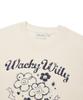 WACKY WILLY Women'S Big Lily Vintage Short Sleeve T-Shirt Cream