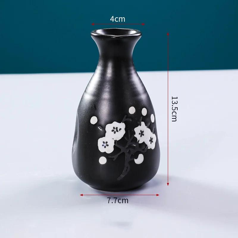 Sushi Shop Sashimi Plate Decoration Ceramic Small Bottle Dry Ice Japanese Kitchen Tableware Restaurant Toothpick Holder Storage