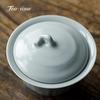 Ru Kiln Ercai Gaiwan Ceramic Tea Bowl Handheld Anti-Scald  Porcelain Cover Bowl Tool Cup Kung Fu Chinese Original Oolong Maker