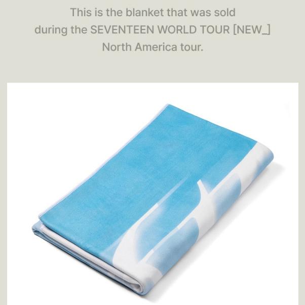 SEVENTEEN World Tour NEW_ ENCORE Blanket