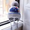 Children's Knitted Wool Hat Cartoon Cute Winter Boys and Girls Winter Baby Hat Warm Ear Protection