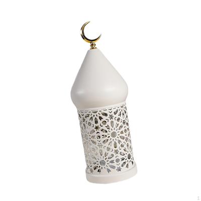 Ramadan Lamp Decorative Iron Lantern for Desktop Display